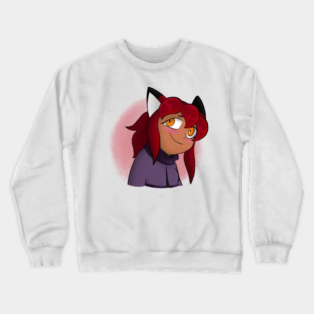 Rubi Blush Crewneck Sweatshirt by Firestorm Fox